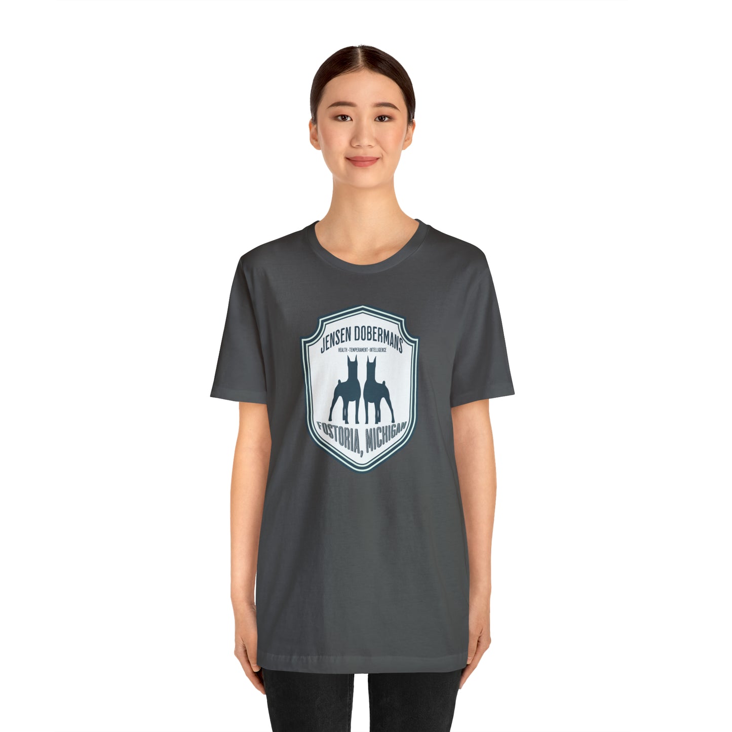 Jensen's Double Dobe Unisex Jersey Short Sleeve Tee - TorchHill Design