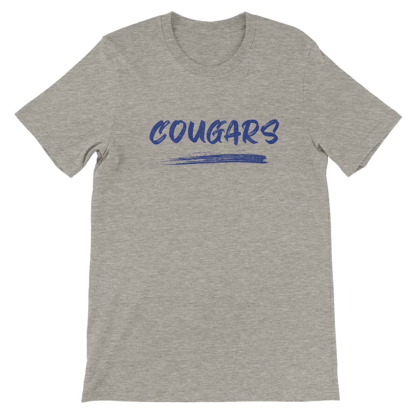 COUGARS Premium Unisex Crewneck T-shirt - TorchHill Design