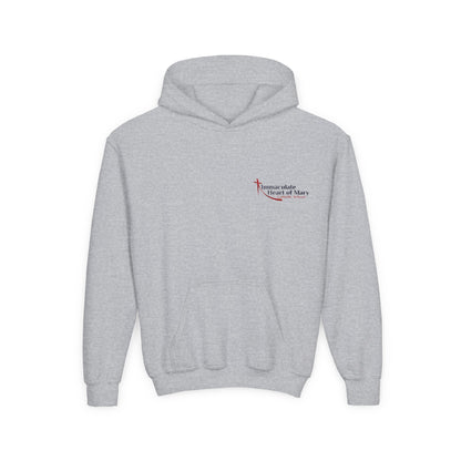 Youth Hoodie — Immaculate Heart of Mary Catholic School Embroidered Logo Sweatshirt - TorchHill Design