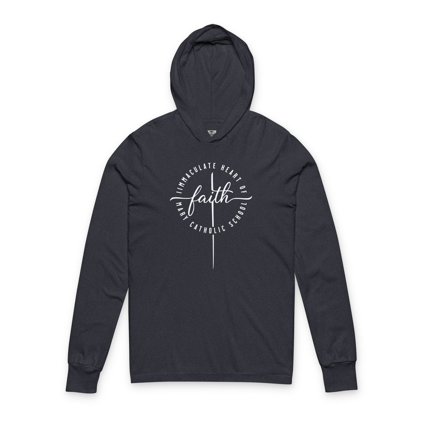 Unisex Faith Hooded Long Sleeve Tee - TorchHill Design