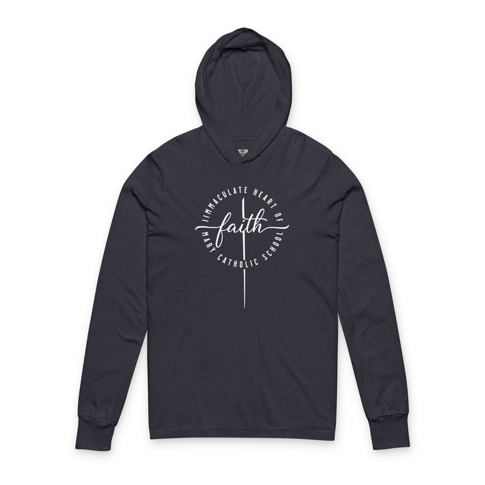 Unisex Faith Hooded Long Sleeve Tee - TorchHill Design