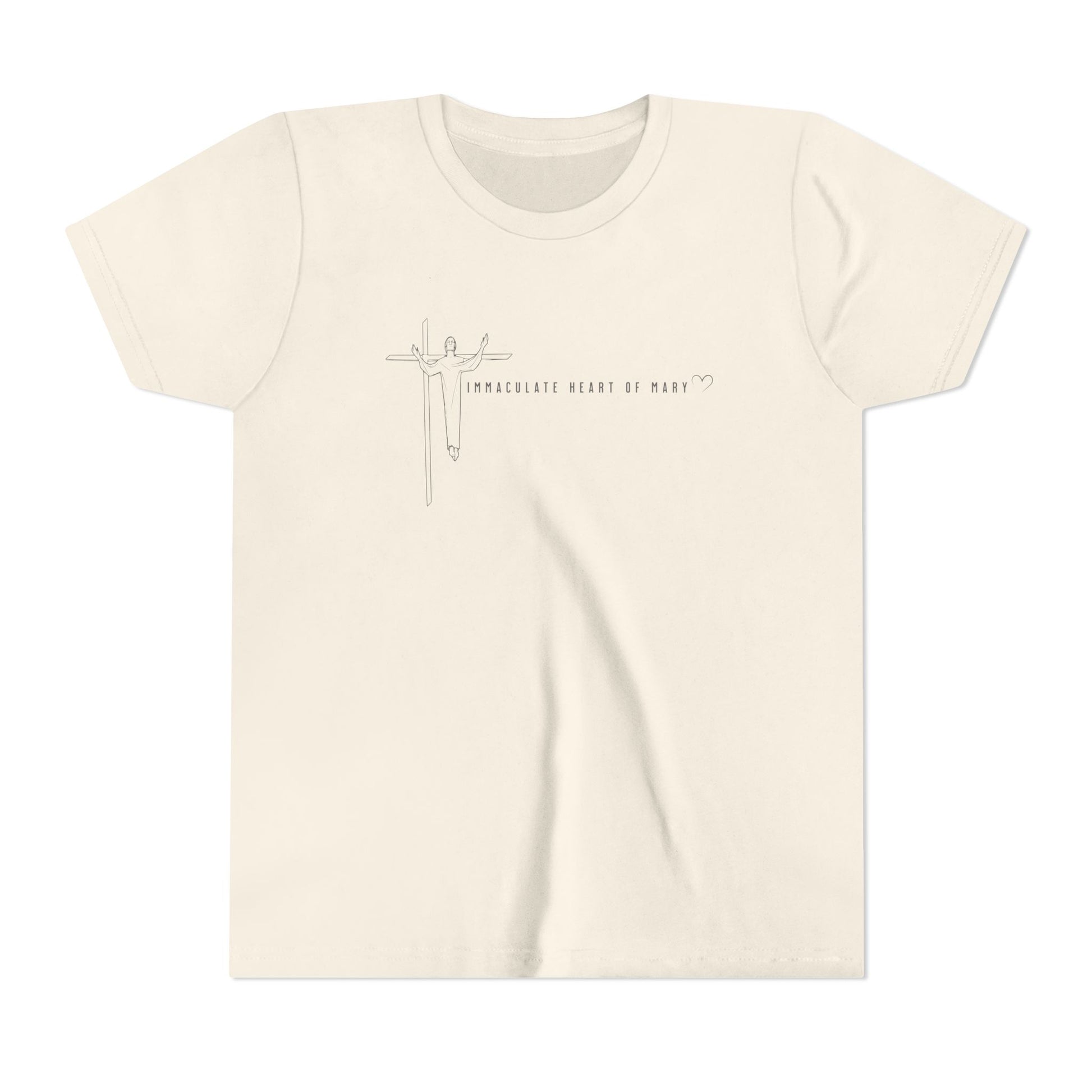 Youth Tee - IHM Parish Cross - TorchHill Design