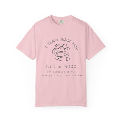 Adult Comfort Colors- I Teach Jesus Math Tee - TorchHill Design
