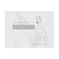 I love my Jensen Doberman Sweatshirt Blanket - TorchHill Design