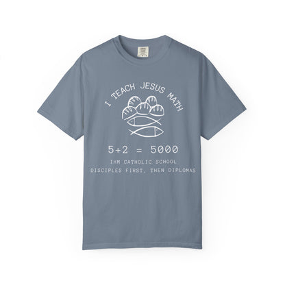 Adult Comfort Colors- I Teach Jesus Math Tee - TorchHill Design