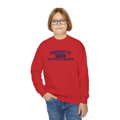 Youth Crewneck - Retro School Gym Pullover - TorchHill Design
