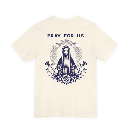 Immaculate Heart of Mary Tee — “Pray For Us” Devotional Shirt - TorchHill Design