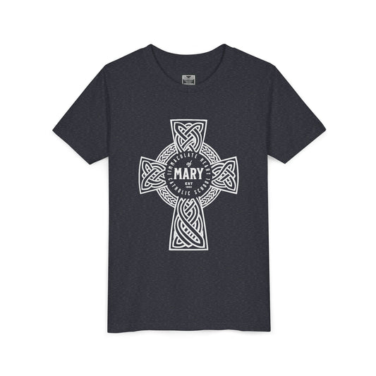 Youth Tee — Celtic Cross IHM Catholic School - TorchHill Design