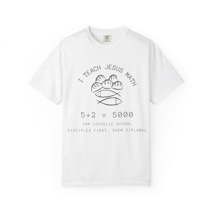 Adult Comfort Colors- I Teach Jesus Math Tee - TorchHill Design