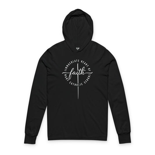 Unisex Faith Hooded Long Sleeve Tee - TorchHill Design