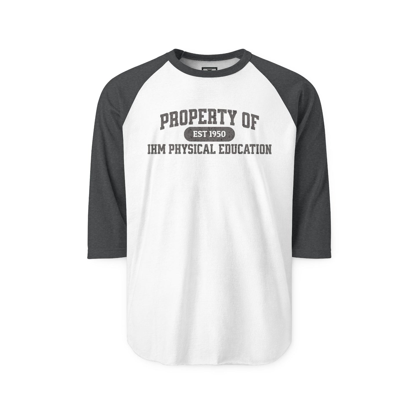 Unisex PE Raglan Shirt - Vintage Athletic Tee - TorchHill Design