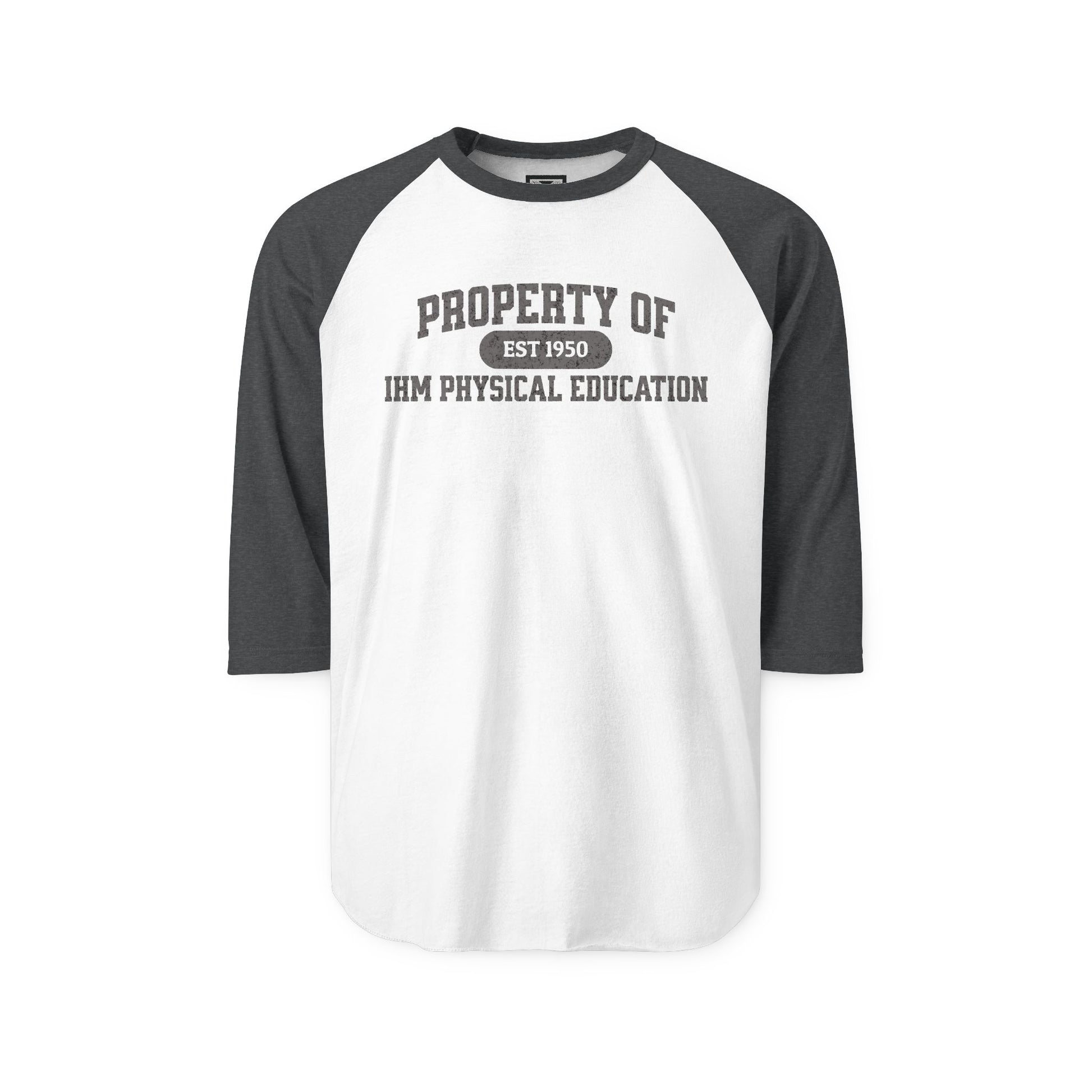 Unisex PE Raglan Shirt - Vintage Athletic Tee - TorchHill Design