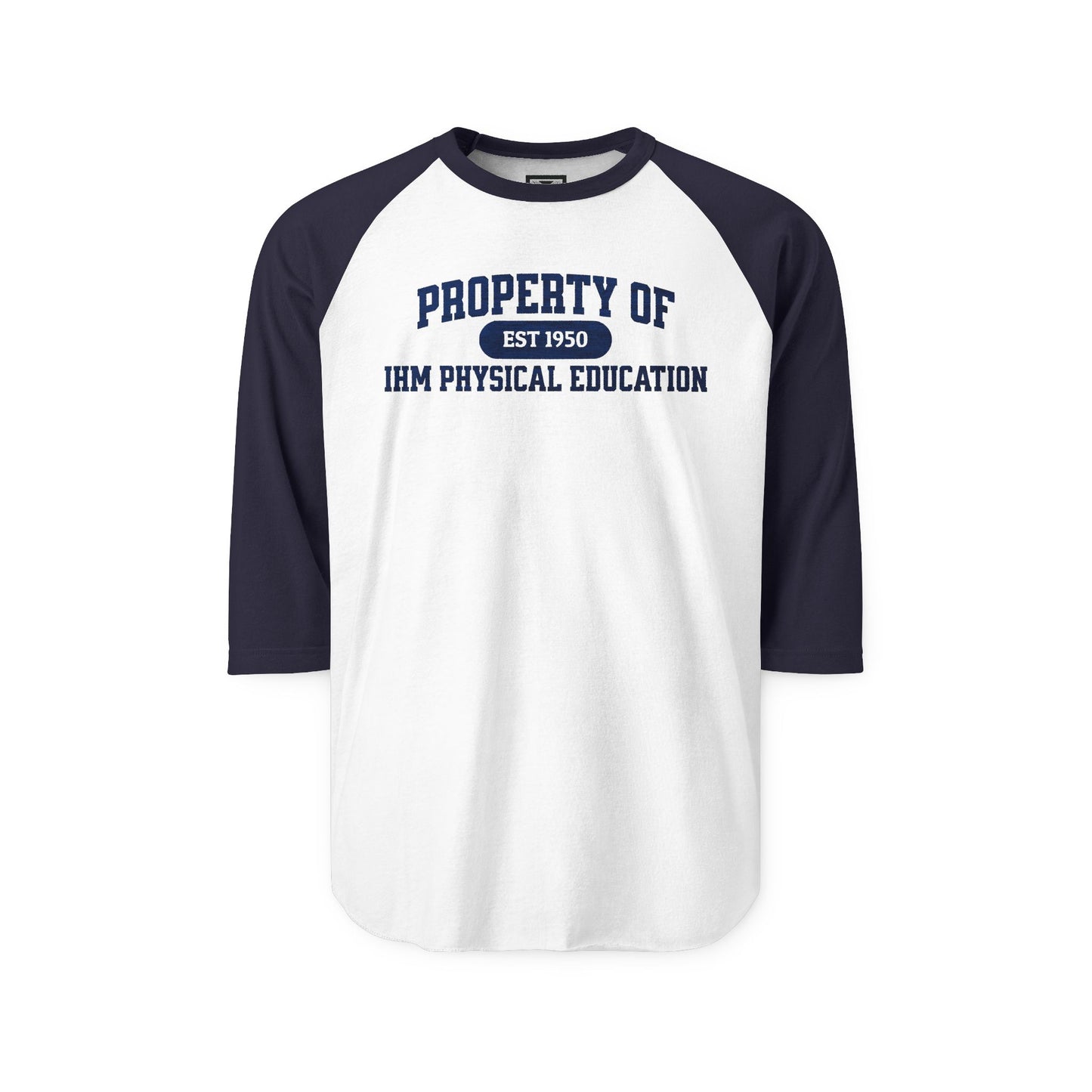 Unisex PE Raglan Shirt - Vintage Athletic Tee - TorchHill Design