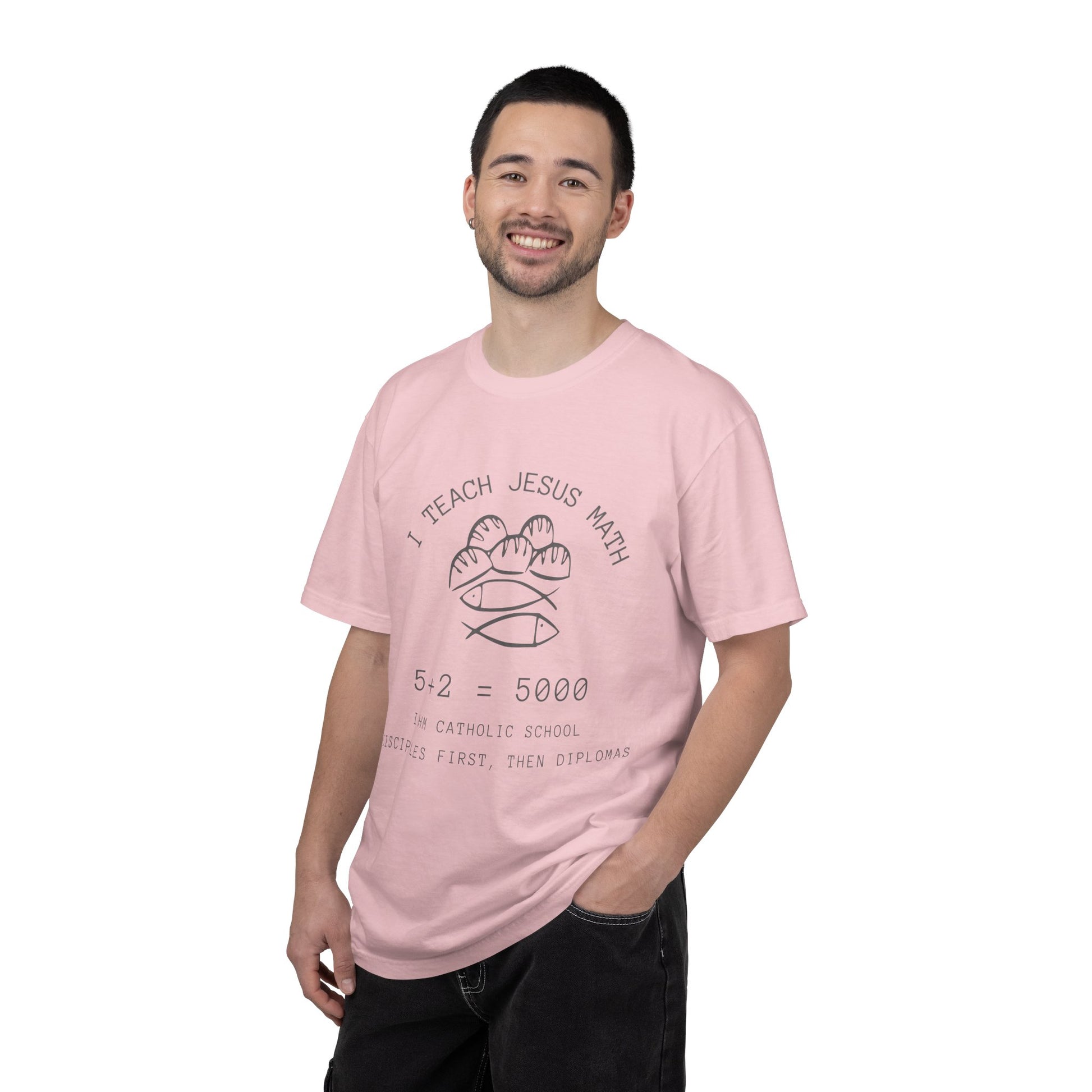 Adult Comfort Colors- I Teach Jesus Math Tee - TorchHill Design
