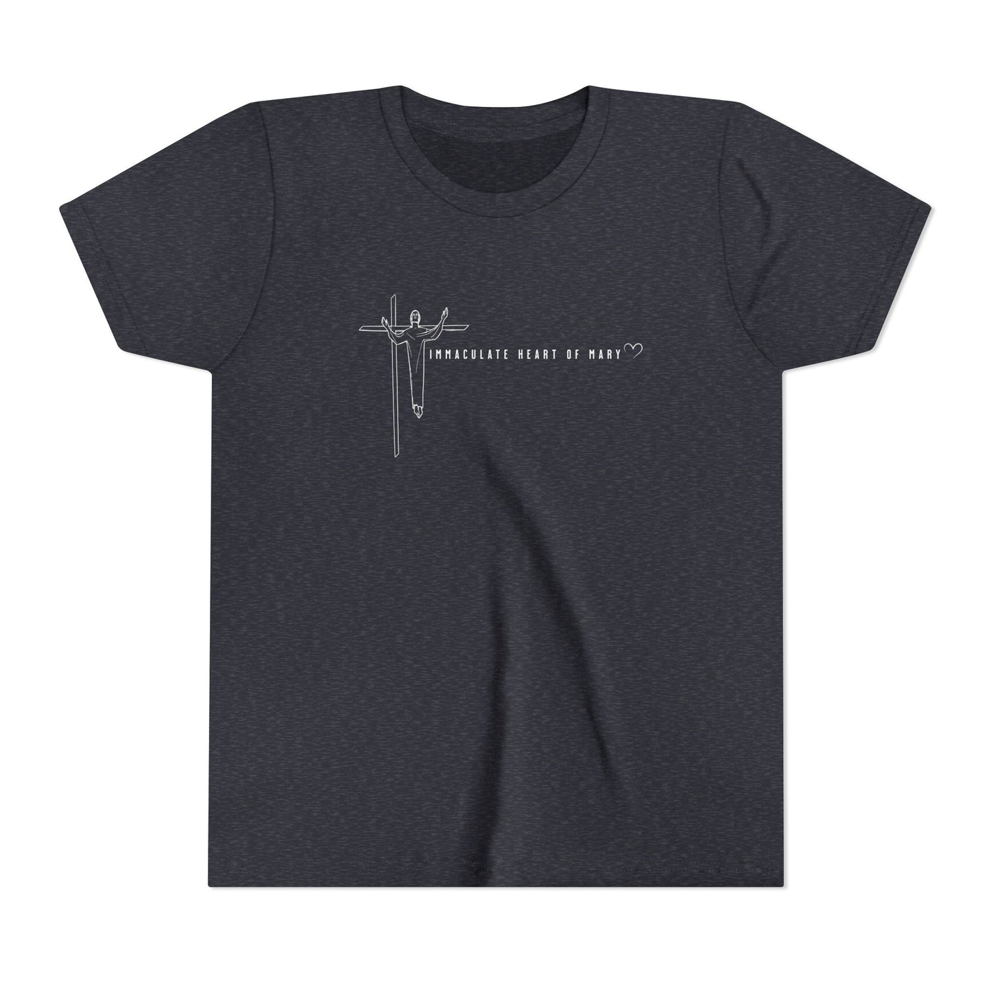Youth Tee - IHM Parish Cross - TorchHill Design