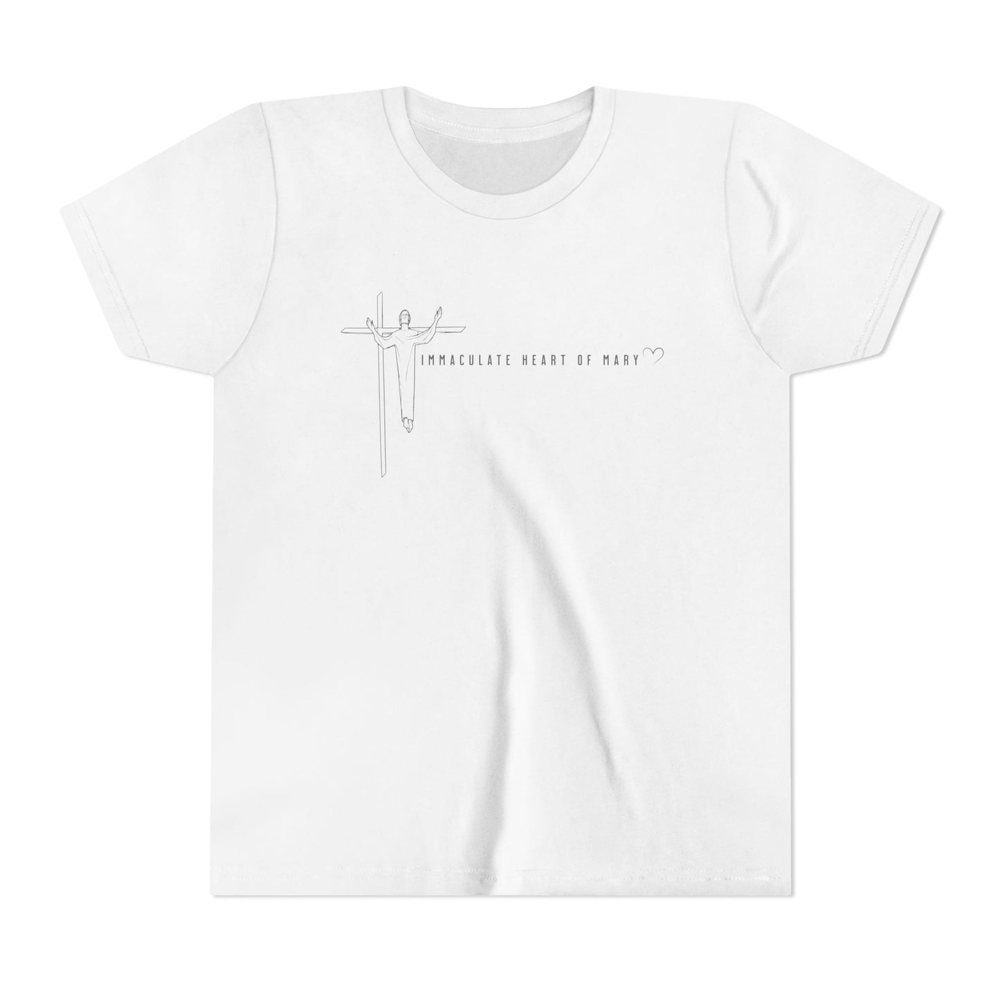 Youth Tee - IHM Parish Cross - TorchHill Design