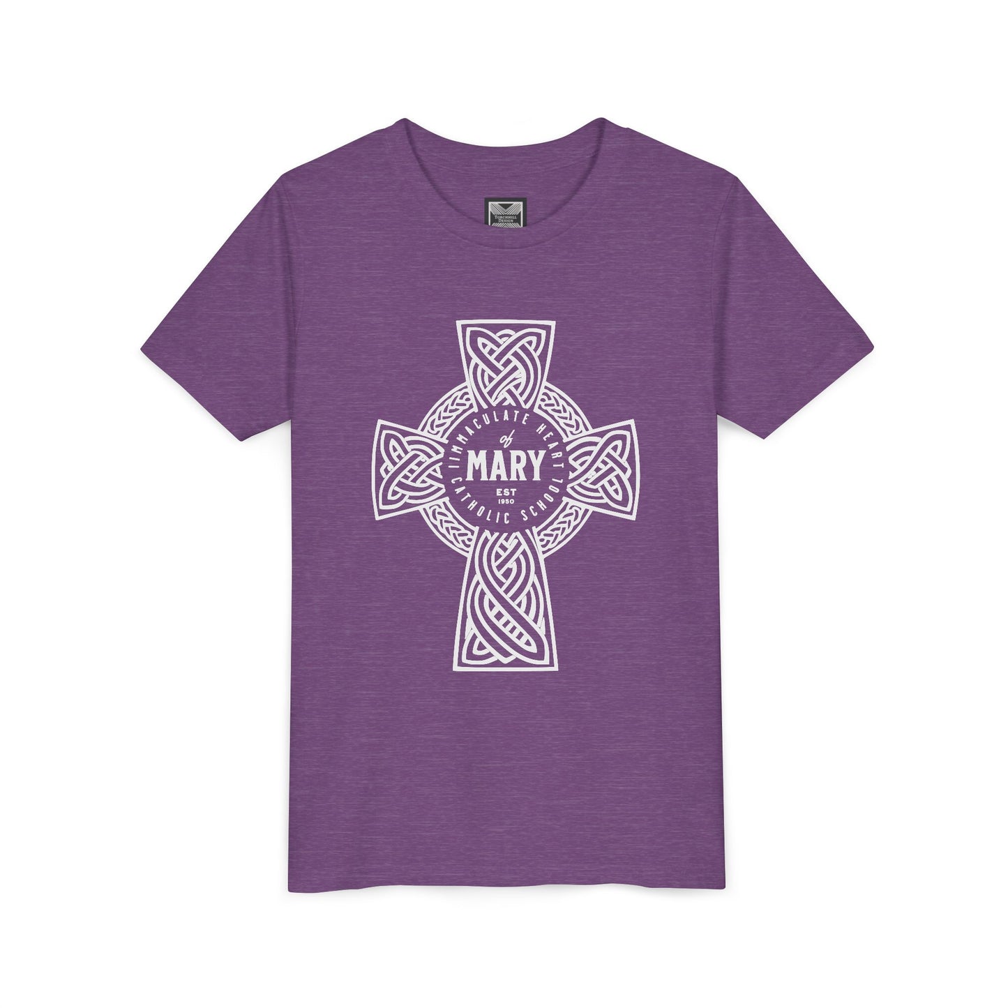 Youth Tee — Celtic Cross IHM Catholic School - TorchHill Design