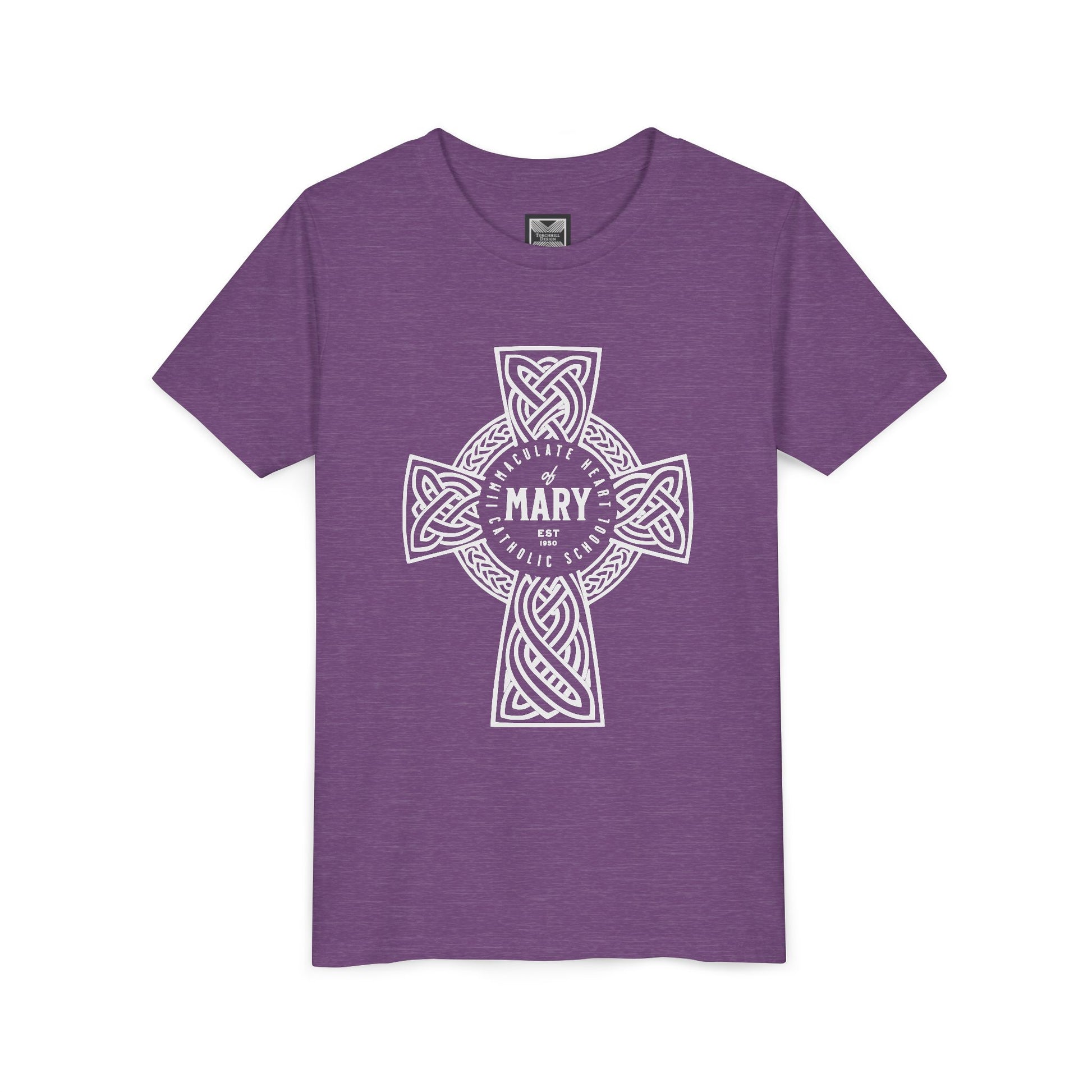 Youth Tee — Celtic Cross IHM Catholic School - TorchHill Design