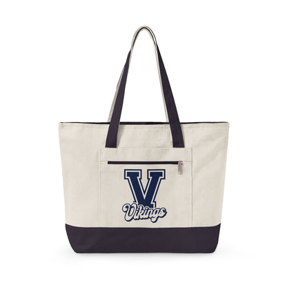 Canvas Tote Bag - Vintage Varsity - TorchHill Design