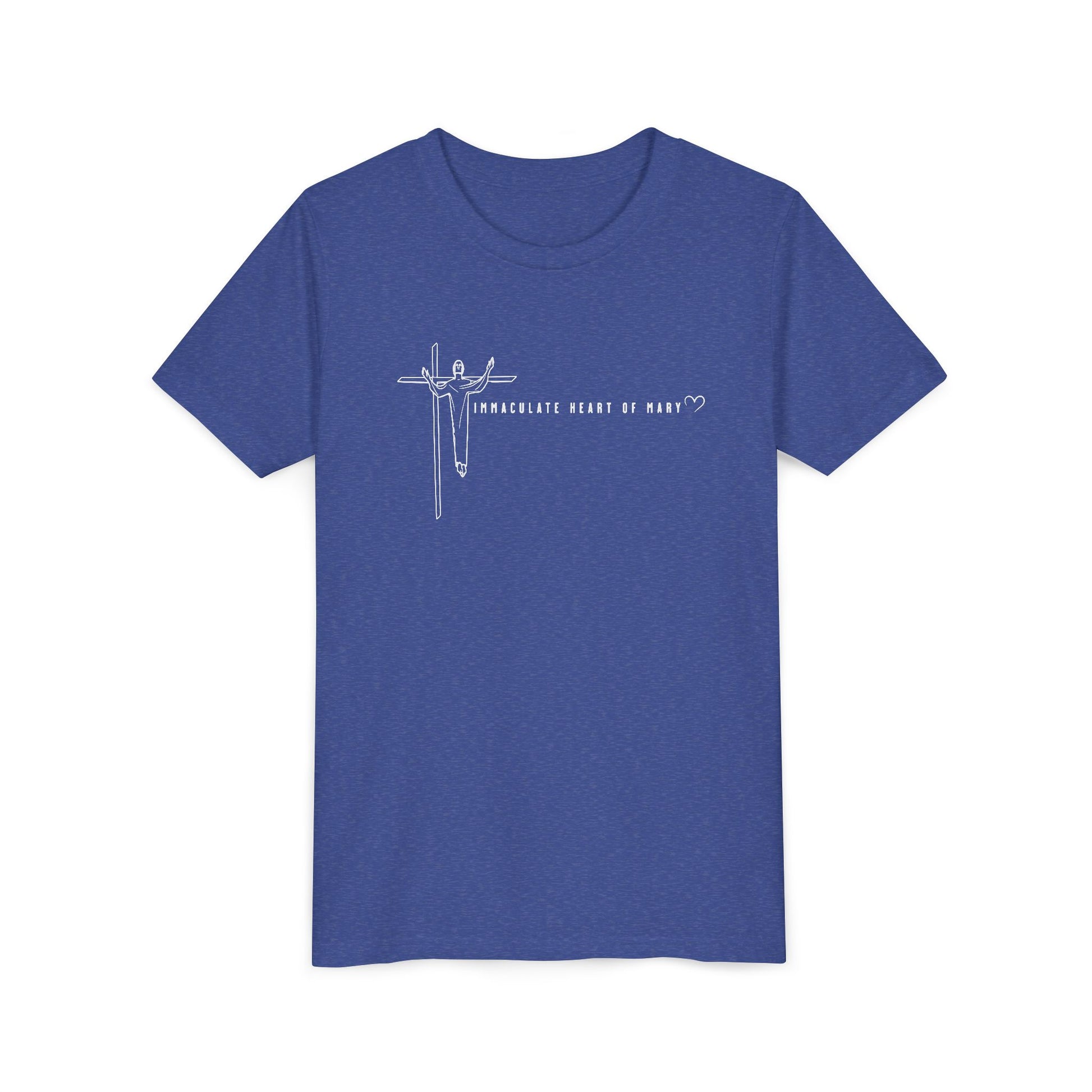 Youth Tee - IHM Parish Cross - TorchHill Design