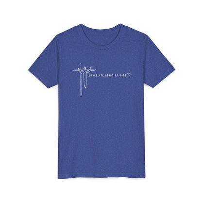 Youth Tee - IHM Parish Cross - TorchHill Design