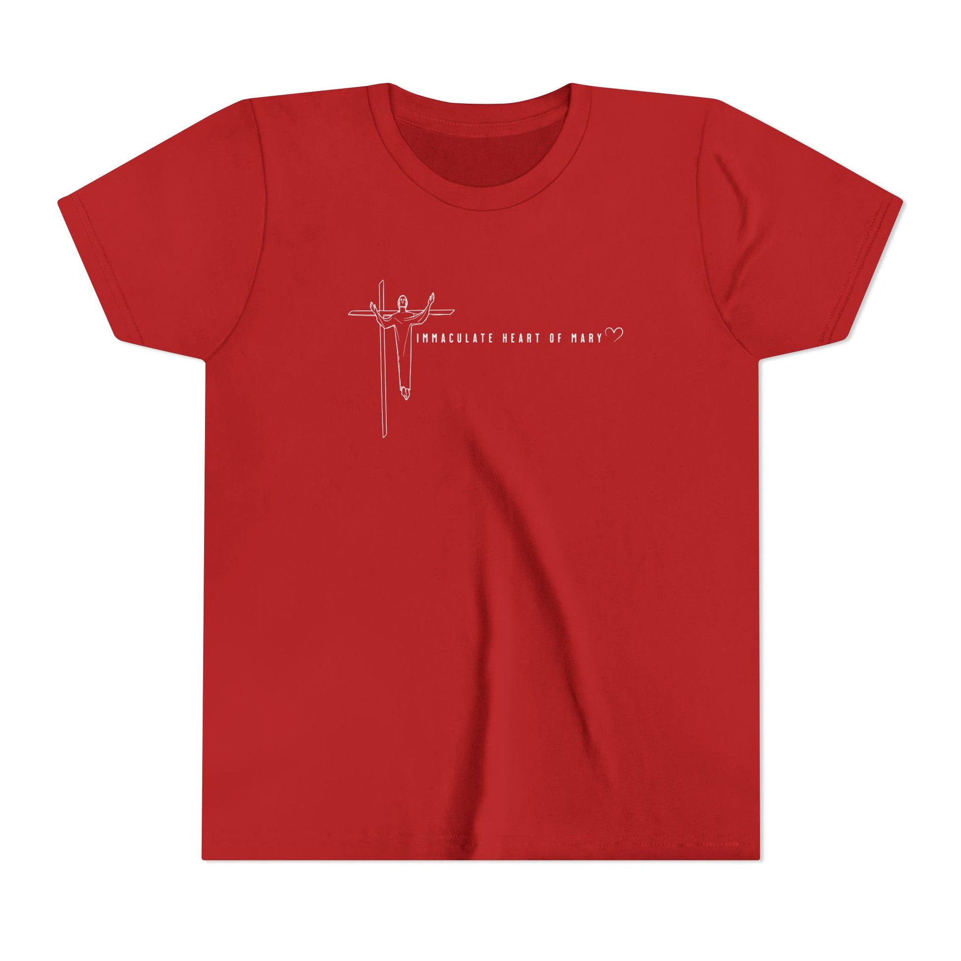 Youth Tee - IHM Parish Cross - TorchHill Design