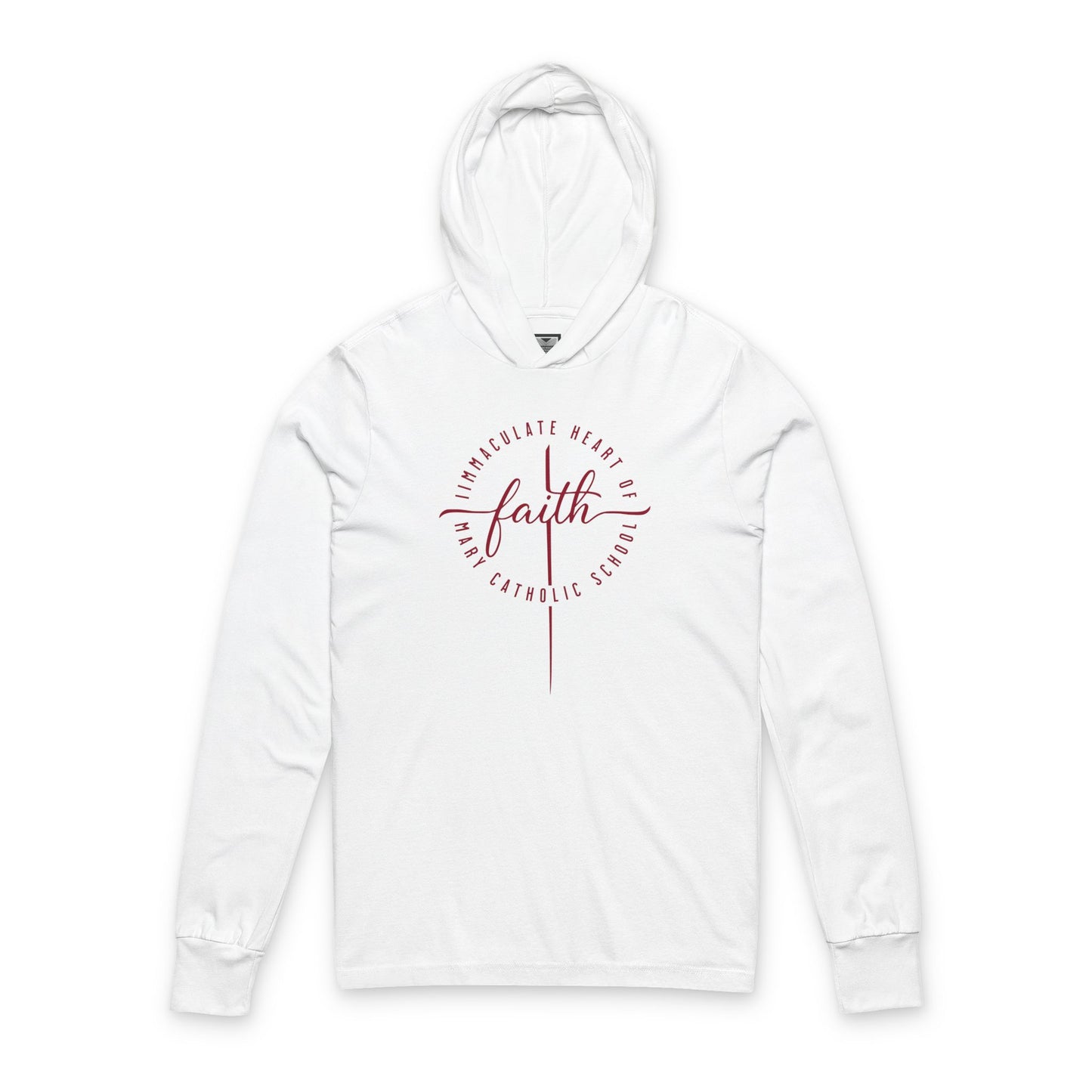 Unisex Faith Hooded Long Sleeve Tee - TorchHill Design