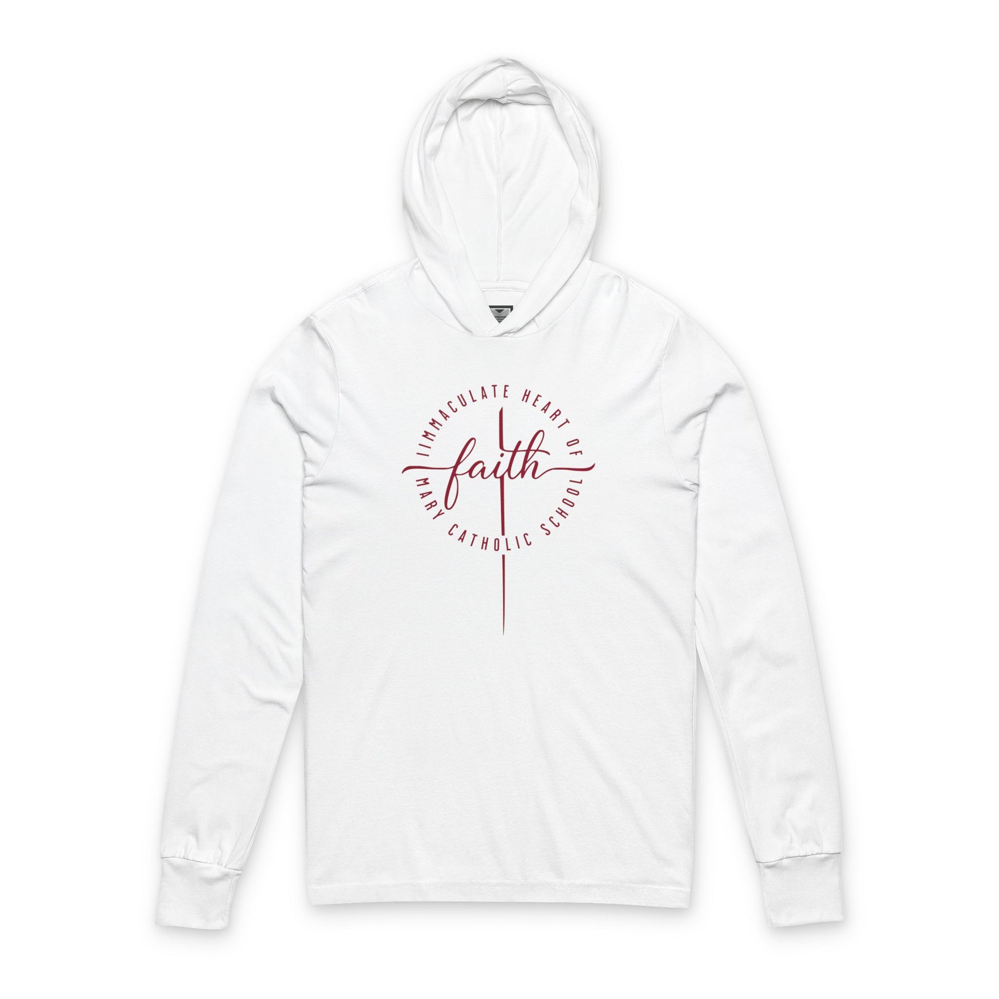 Unisex Faith Hooded Long Sleeve Tee - TorchHill Design