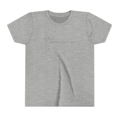 Youth Tee - IHM Parish Cross - TorchHill Design