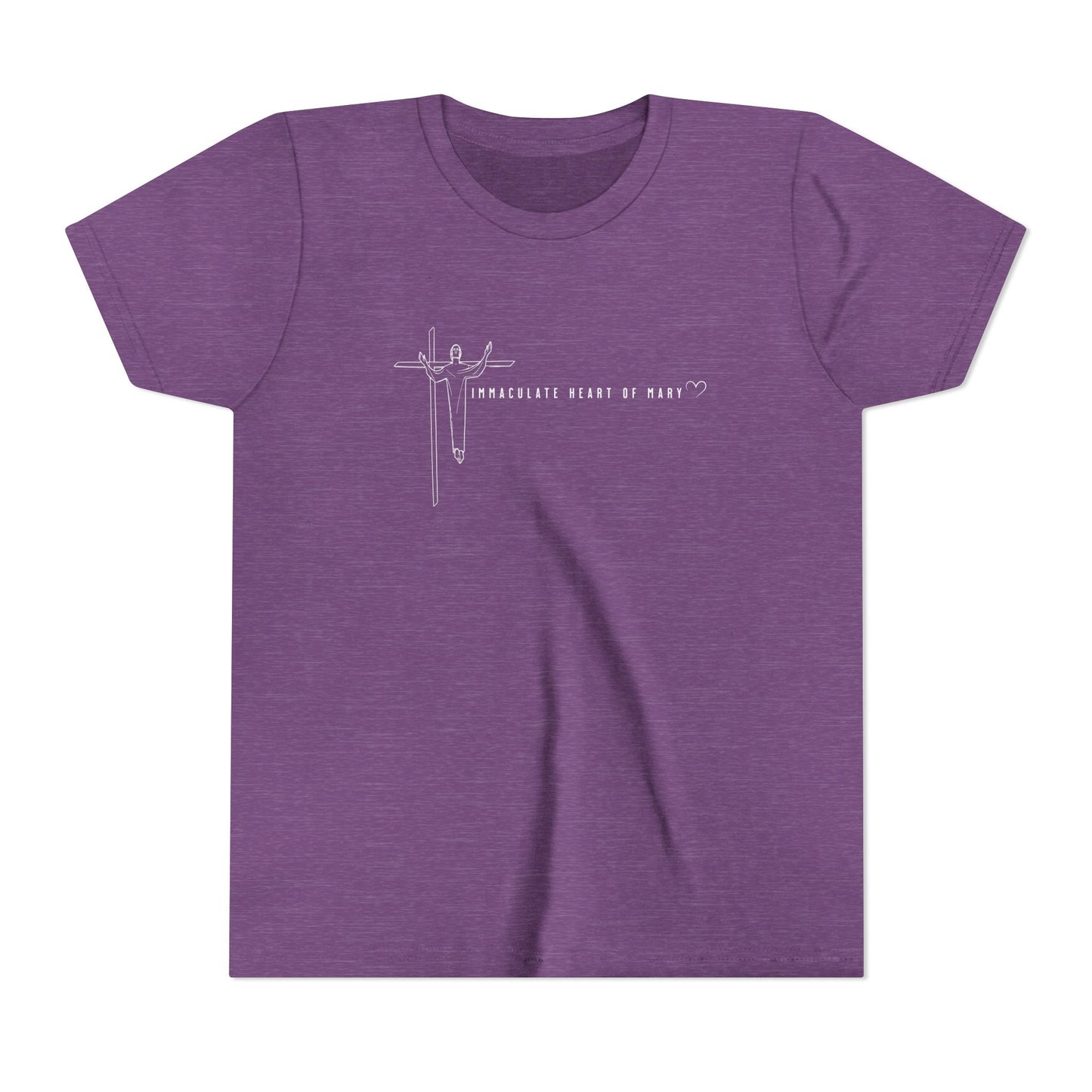 Youth Tee - IHM Parish Cross - TorchHill Design