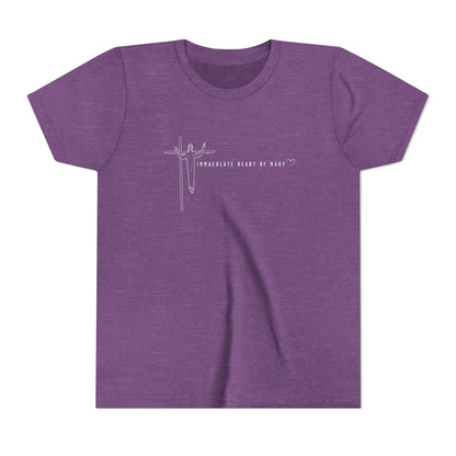 Youth Tee - IHM Parish Cross - TorchHill Design