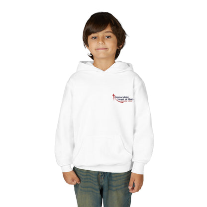 Youth Hoodie — Immaculate Heart of Mary Catholic School Embroidered Logo Sweatshirt - TorchHill Design