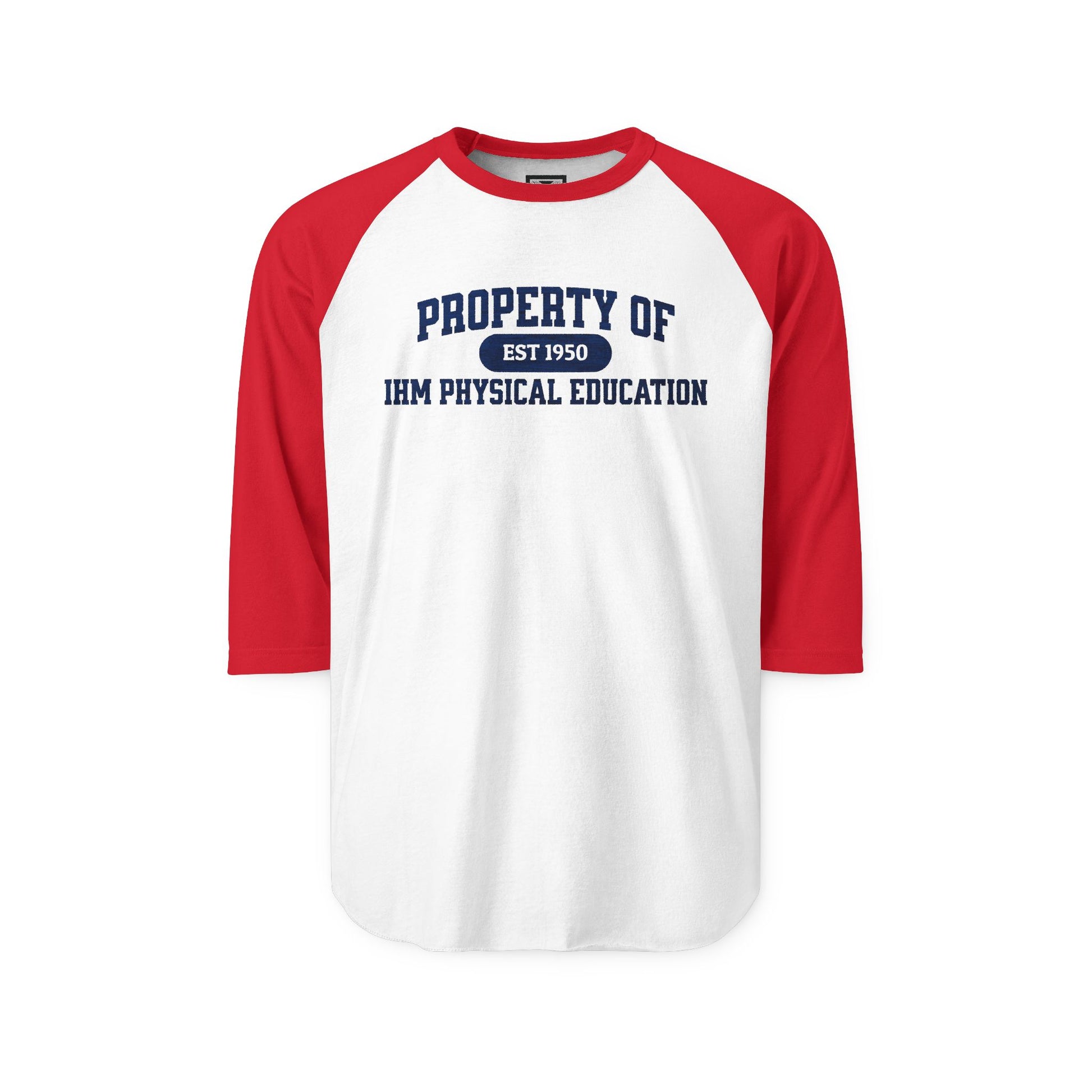 Unisex PE Raglan Shirt - Vintage Athletic Tee - TorchHill Design