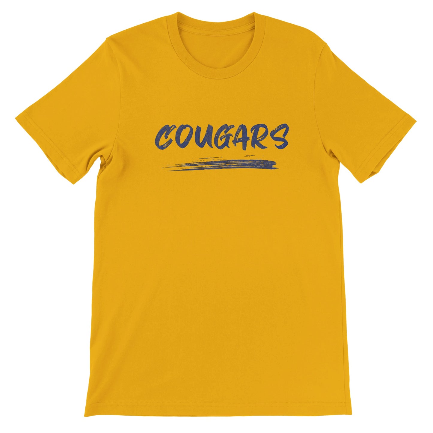 COUGARS Premium Unisex Crewneck T-shirt - TorchHill Design