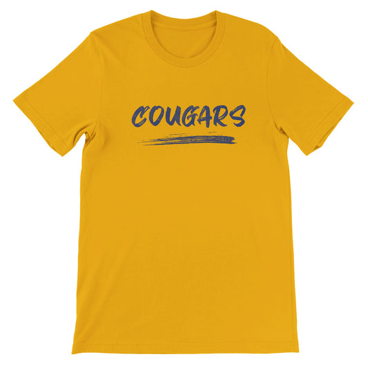COUGARS Premium Unisex Crewneck T-shirt - TorchHill Design