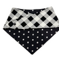 Polka Dot Dash Flannel Dog Bandana - TorchHill Design