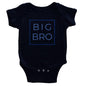 BIG BRO Crewneck T-shirt - Classic Baby Short Sleeve Bodysuit - TorchHill Design