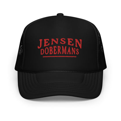 Jensen Dobermans Foam trucker hat - TorchHill Design