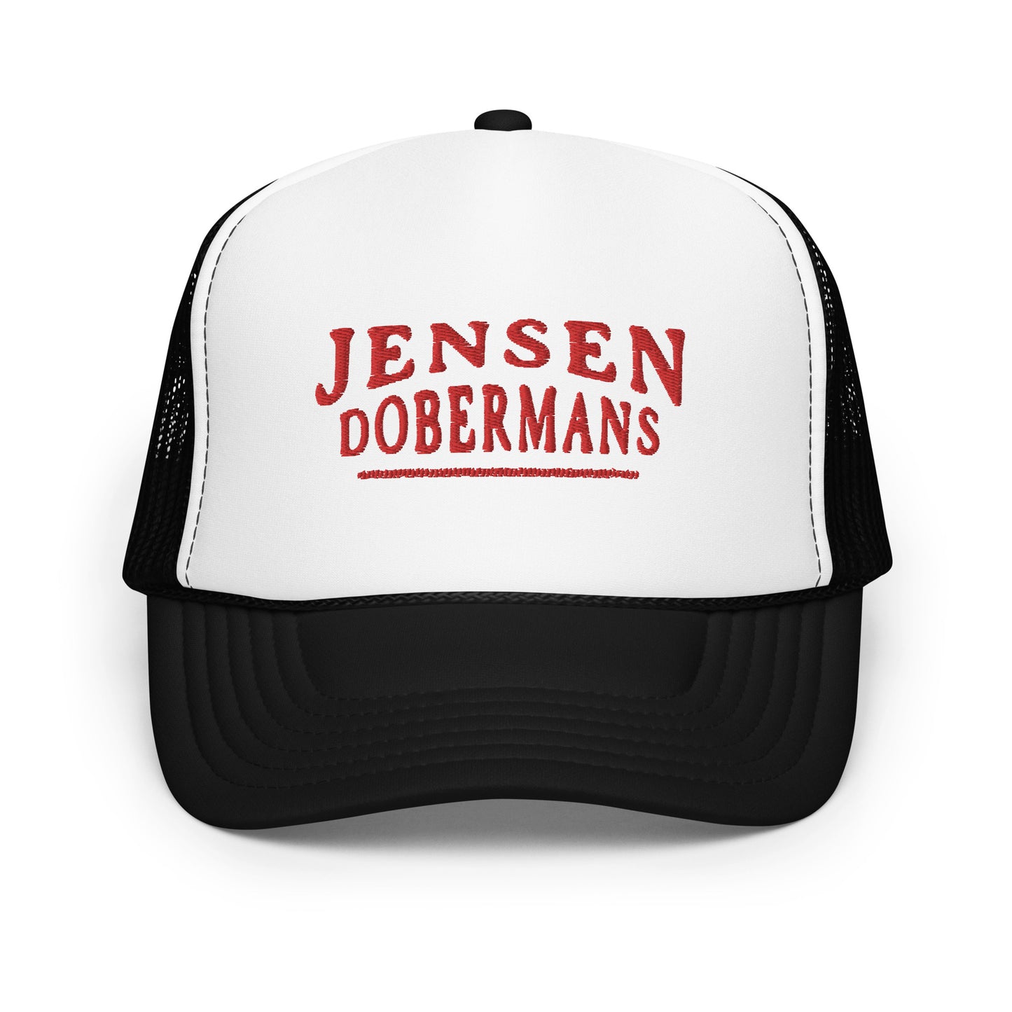 Jensen Dobermans Foam trucker hat - TorchHill Design