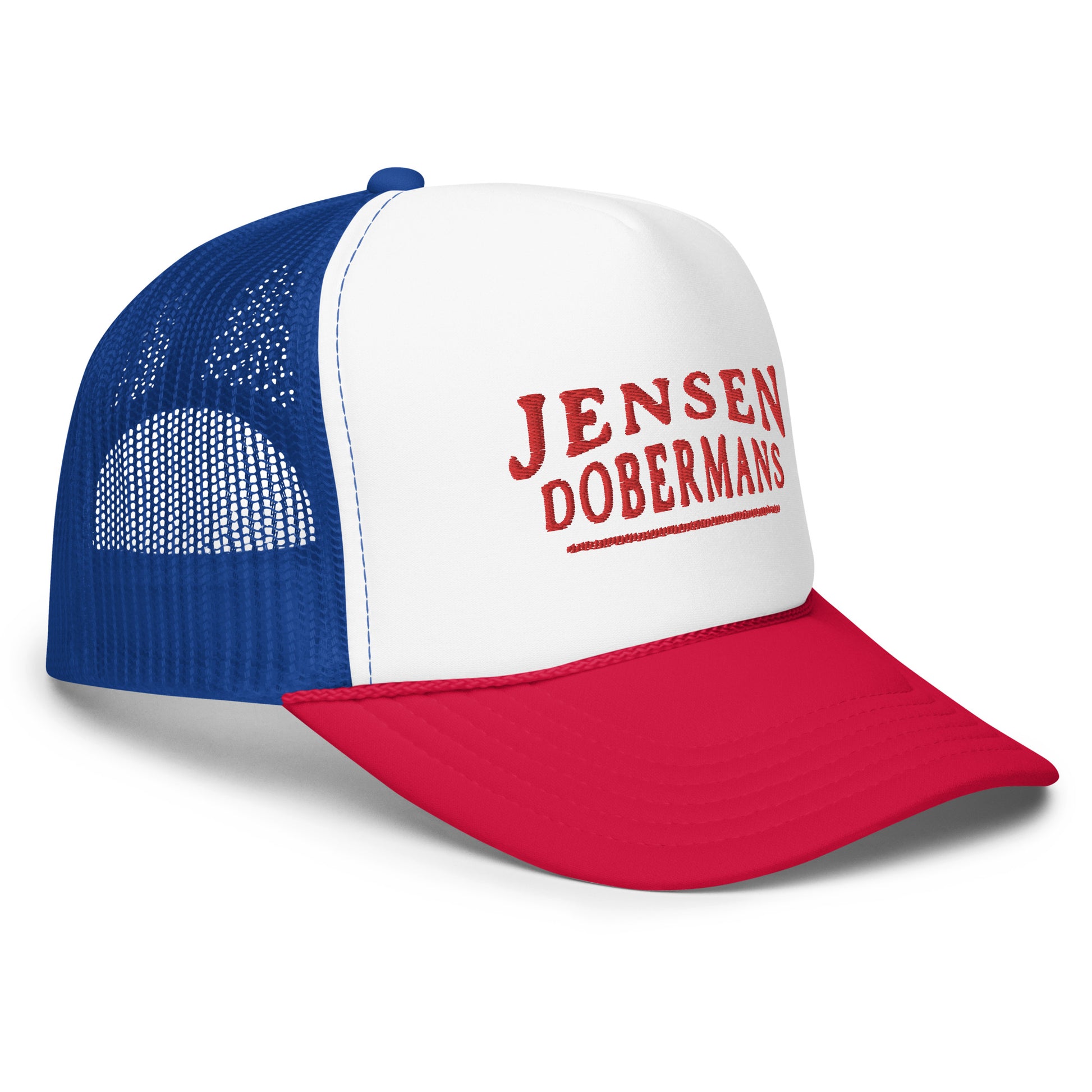 Jensen Dobermans Foam trucker hat - TorchHill Design