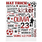 Personalized Soccer Throw Blanket - TorchHill Design